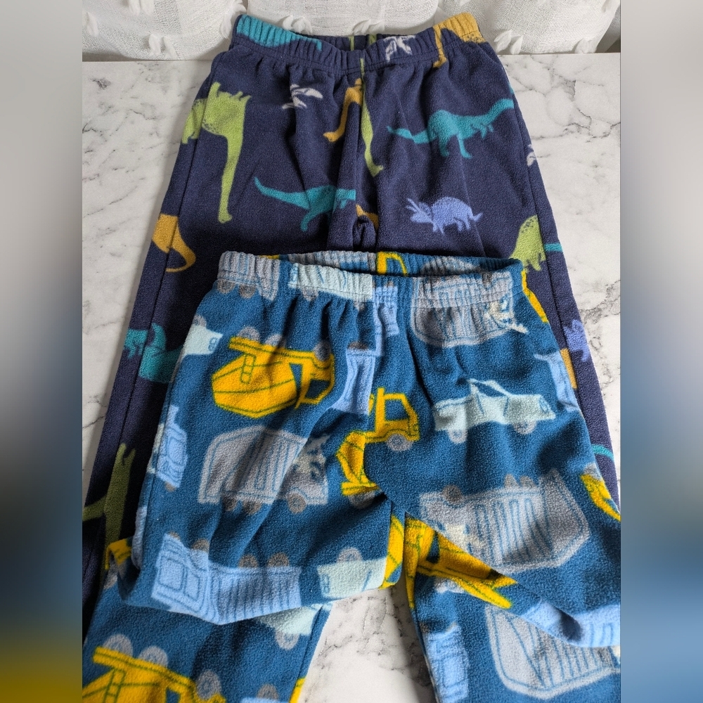 2 Kids Dinosaur and Construction‎ Pajama Pants